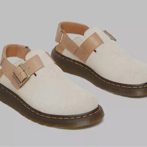 Dr. Martens JORGE II SUEDE & LEATHER SLINGBACK MULES